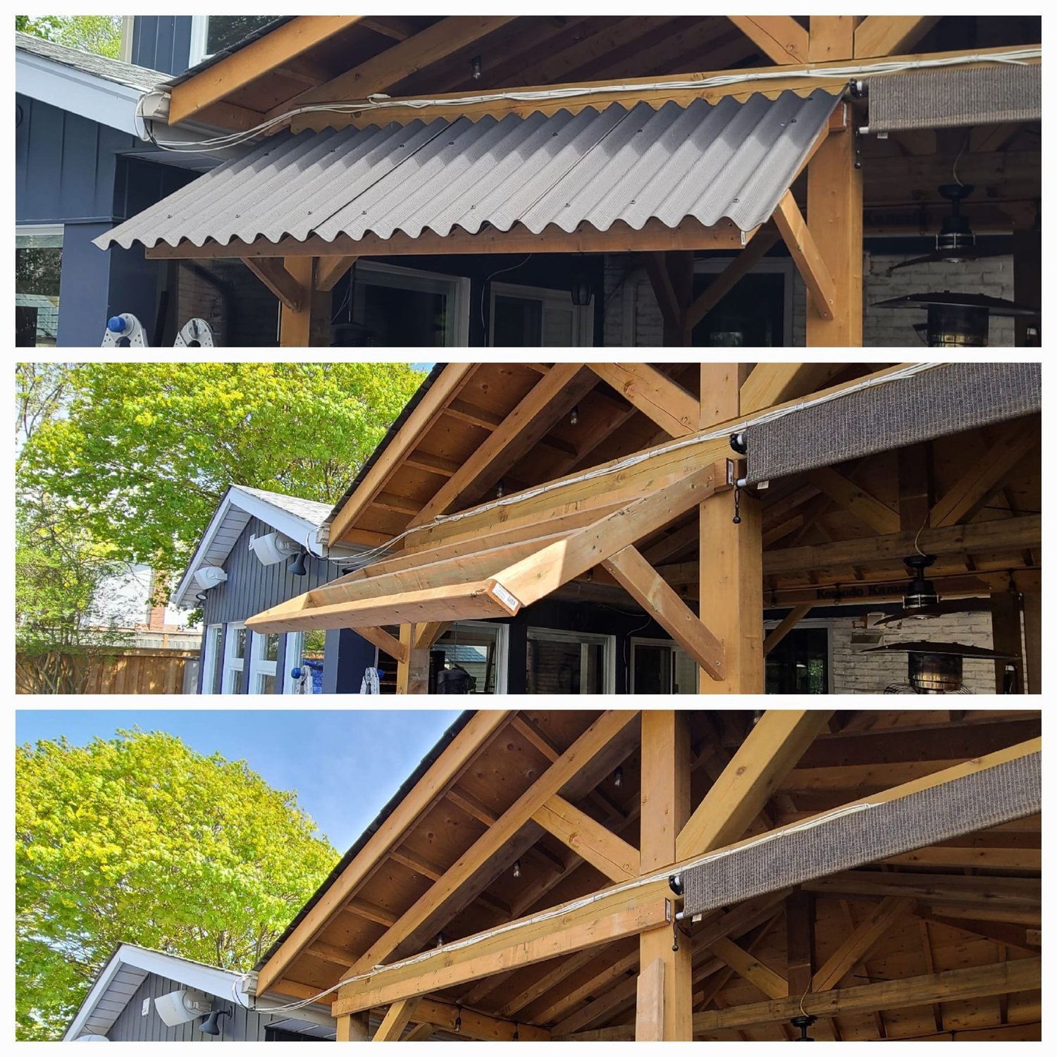 Basement water damage repair and drywall removal