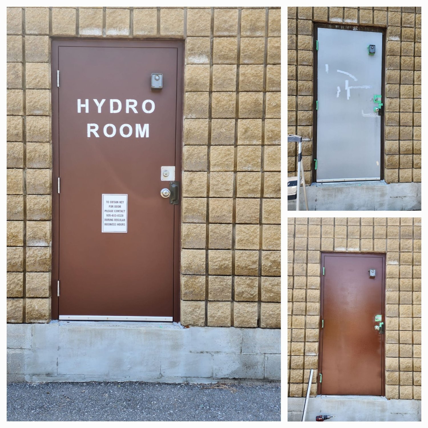 Hardwood floor installation with baseboard trim