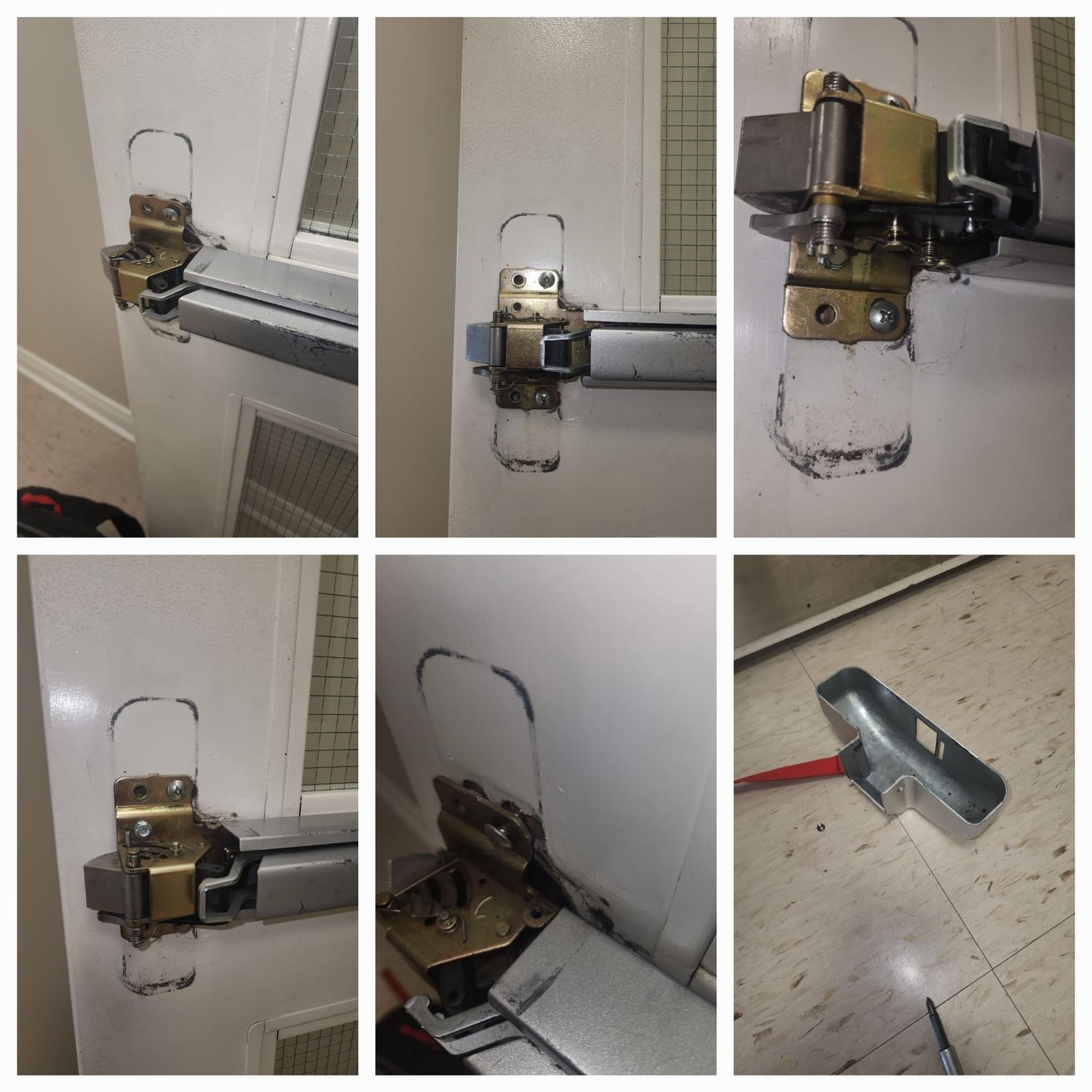 Interior hallway painting with hardwood floors